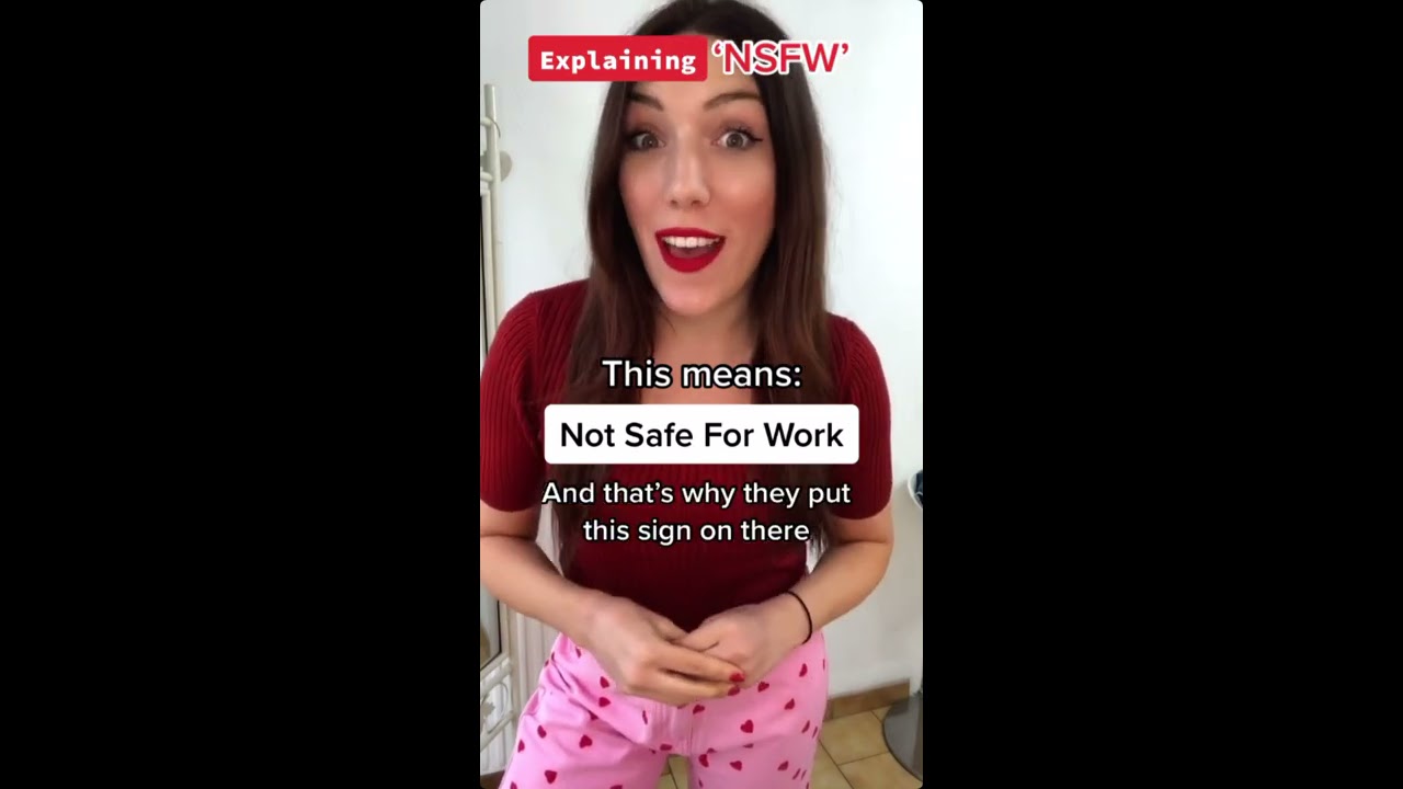 What does 'NSFW' mean?